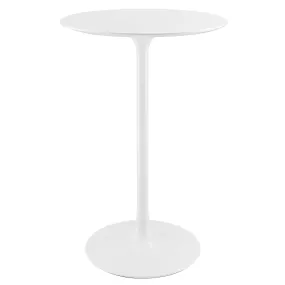 Lippa 28" Round Bar Table White EEI-1825-WHI