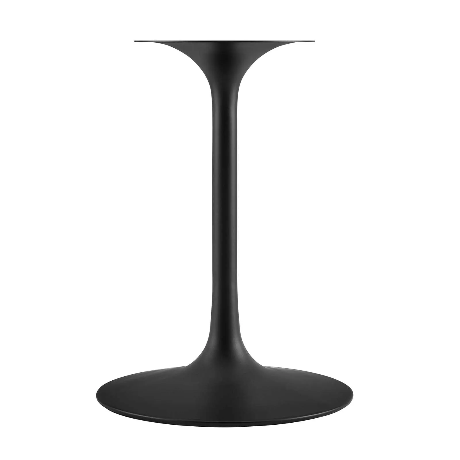 Lippa 36" Round Wood Dining Table Black White EEI-3511-BLK-WHI