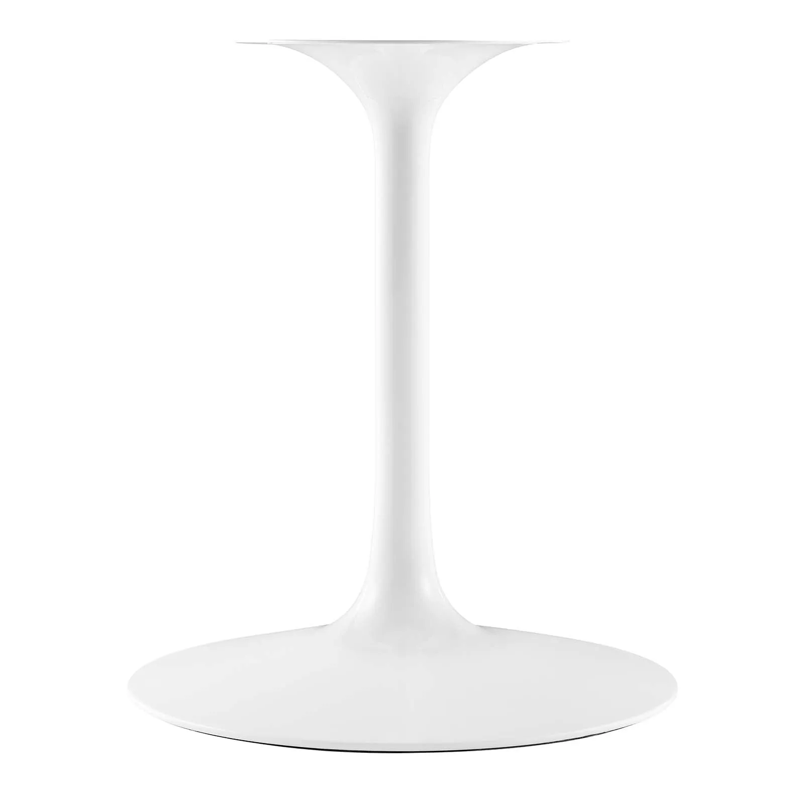 Lippa 40" Round Artificial Marble Dining Table White EEI-1130-WHI