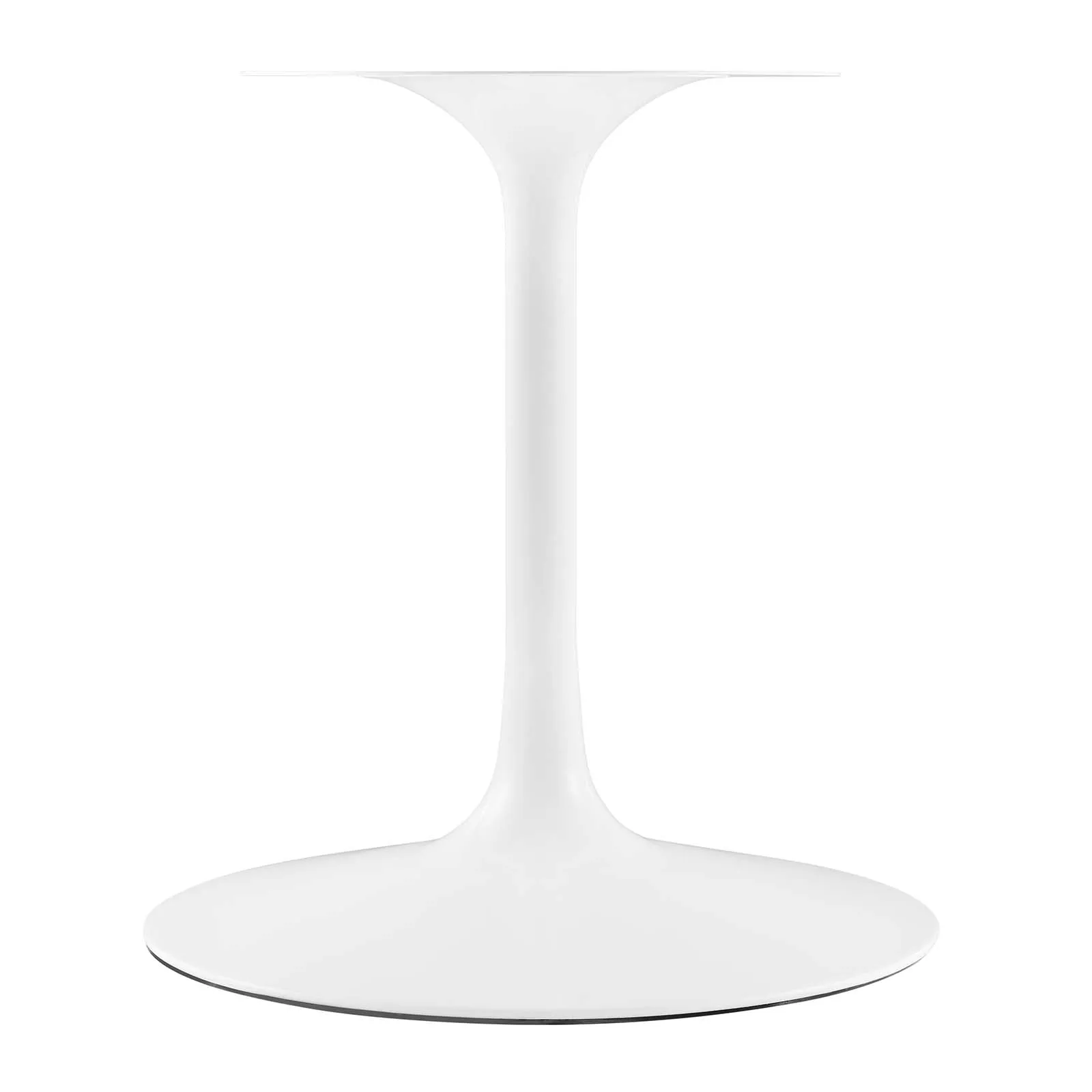 Lippa 78" Oval Artificial Marble Dining Table White EEI-1659-WHI