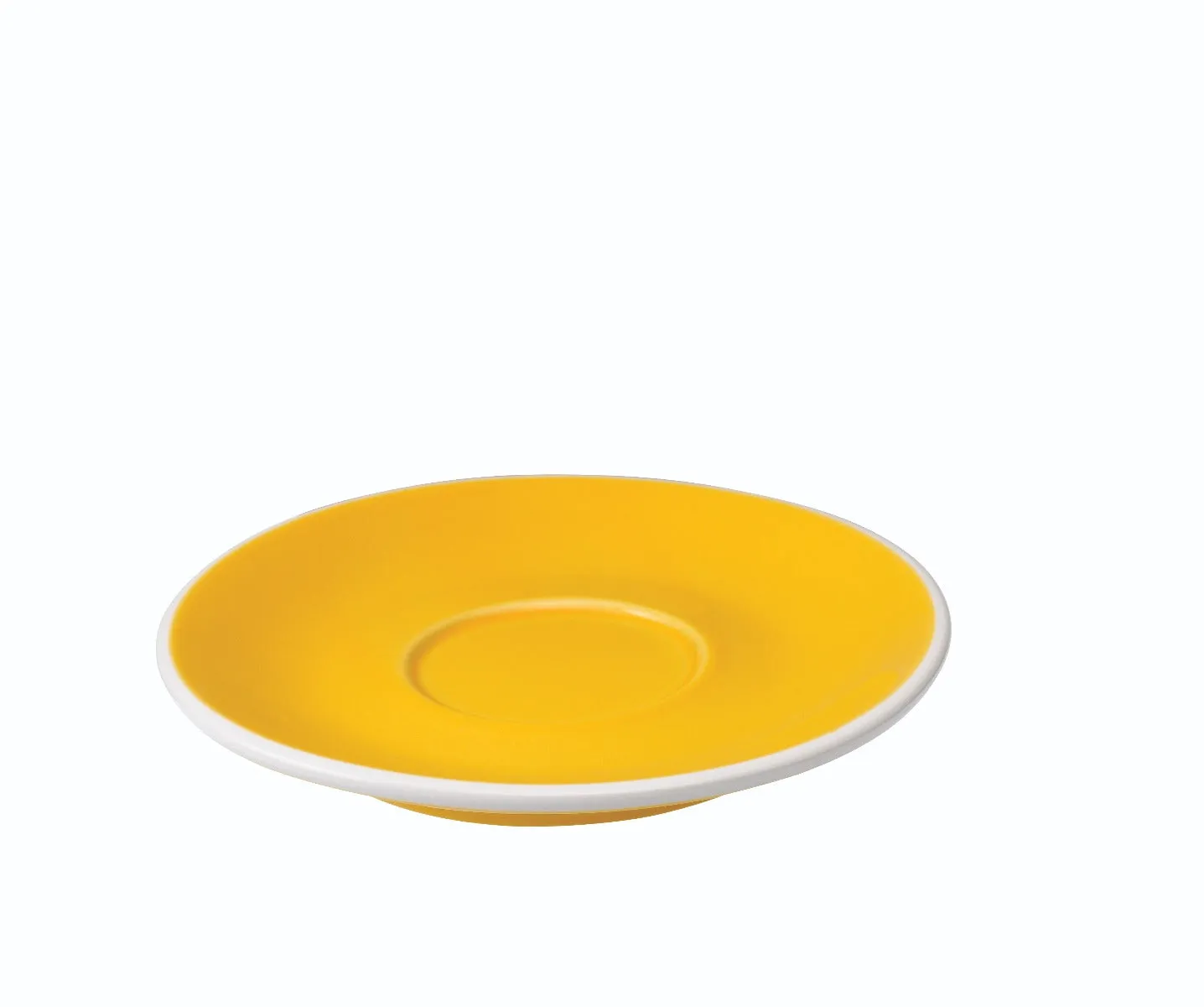 Loveramics Tulip Style Cappuccino Cup & Saucer - Yellow (6oz/180ml)