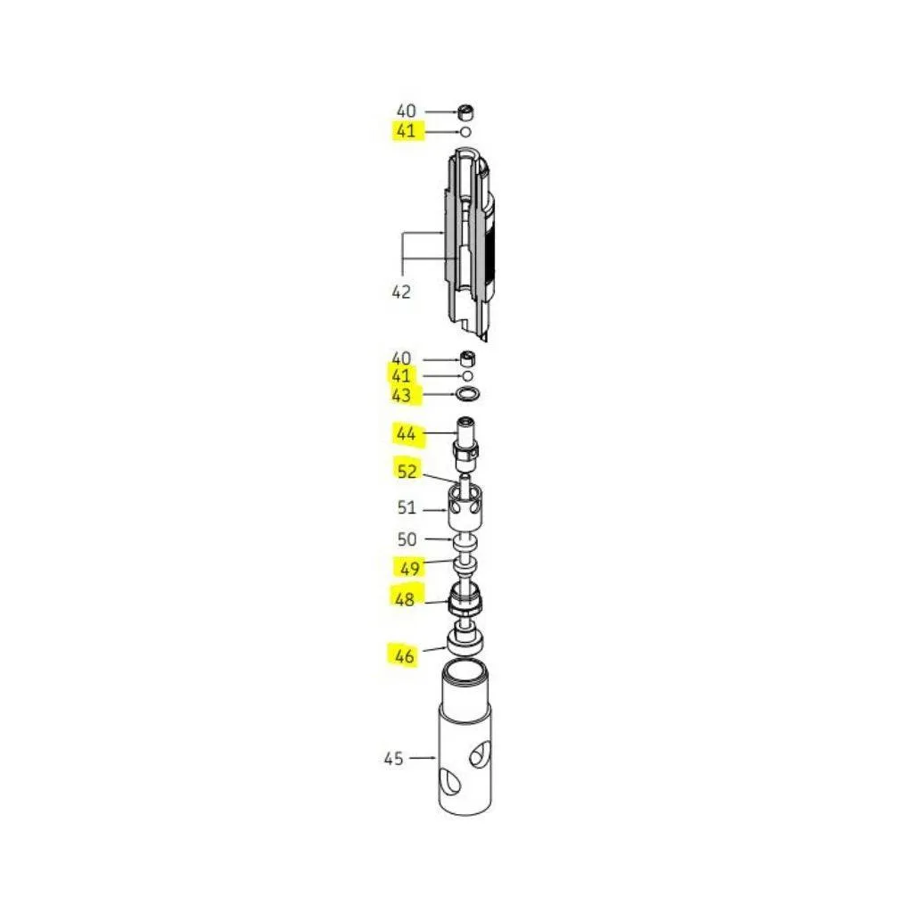 Lower Pump Tube Repair Kit for Lincoln Grease Pumps