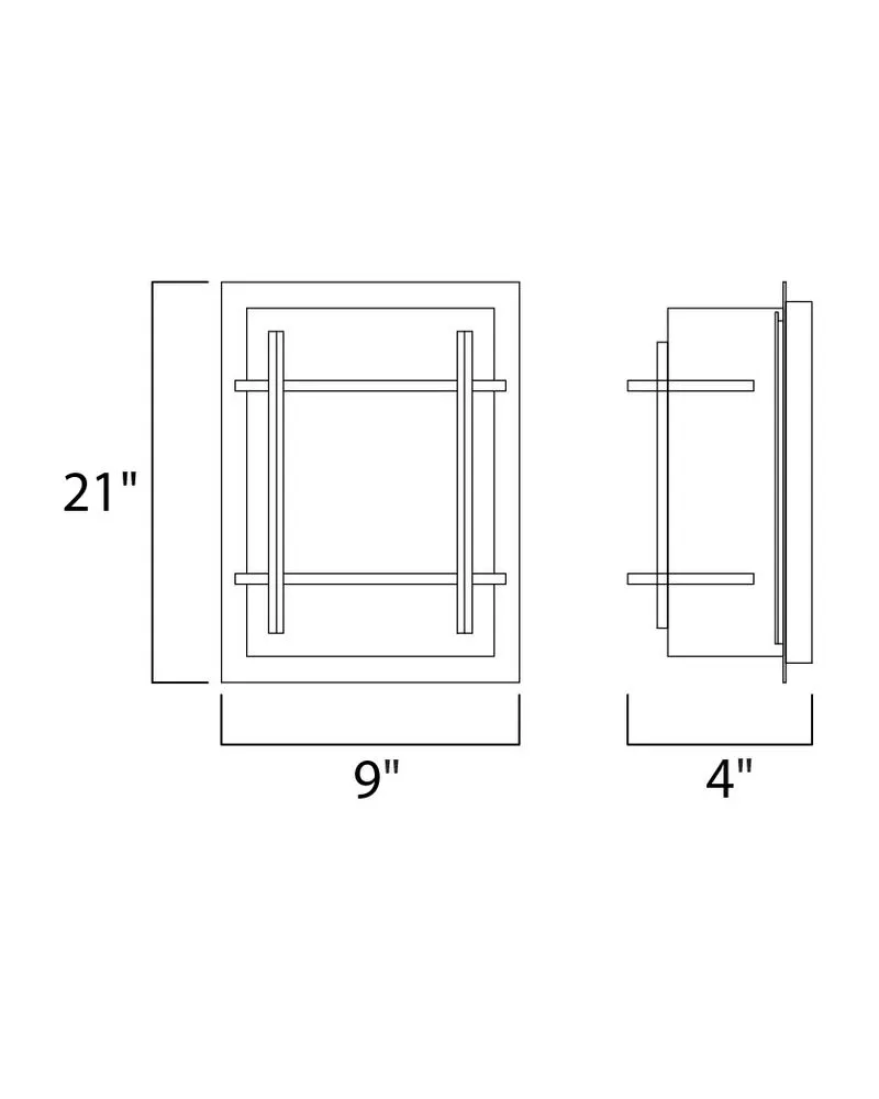 Luna E26 Outdoor Wall Sconce