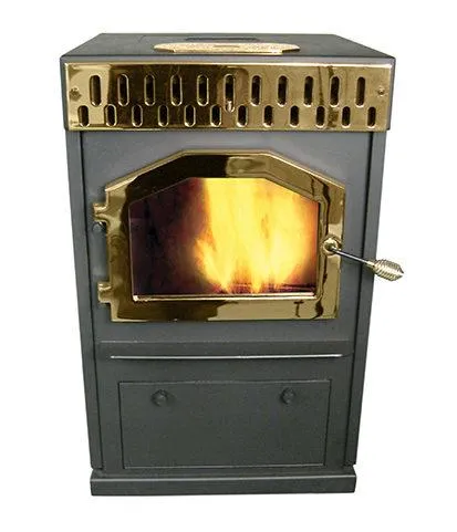 Magnum Baby Countryside Corn Stove With Black Door New