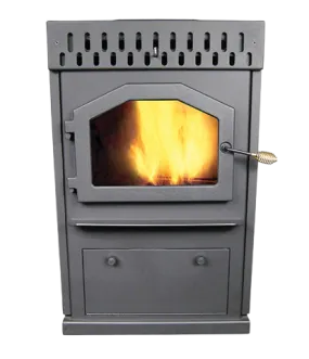 Magnum Baby Countryside Corn Stove With Black Door New