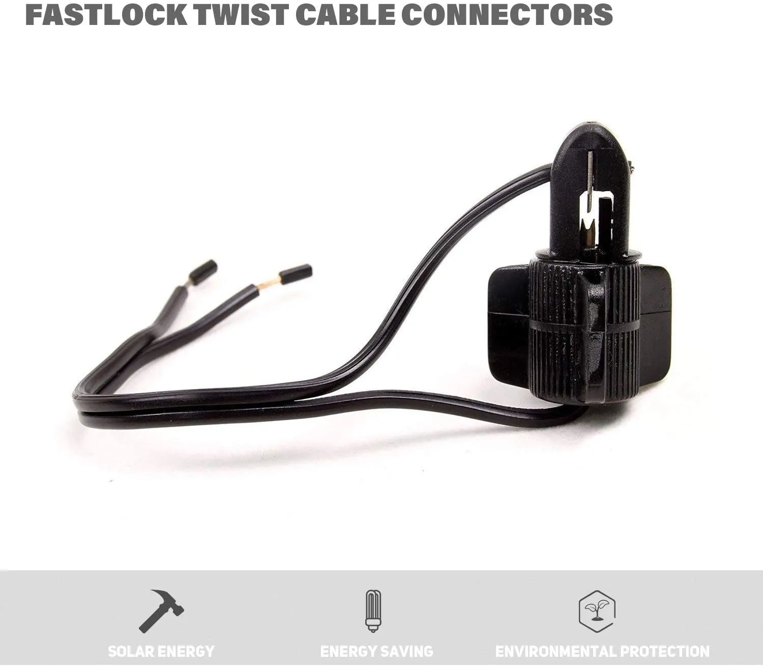 Malibu FastLock Twist Low Voltage Cable Connectors for Landscape Lighting 8101-4802-01