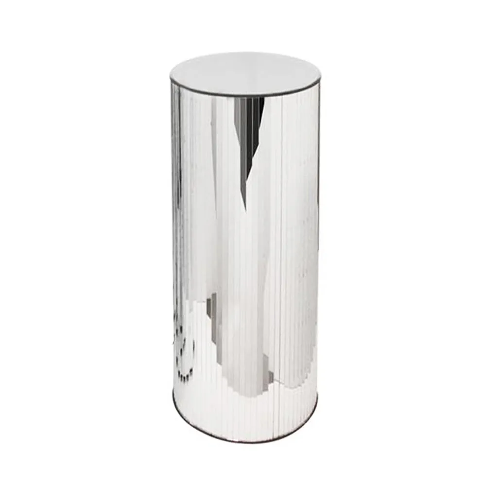 Mirrored Cylindrical Display Column / Pedestal