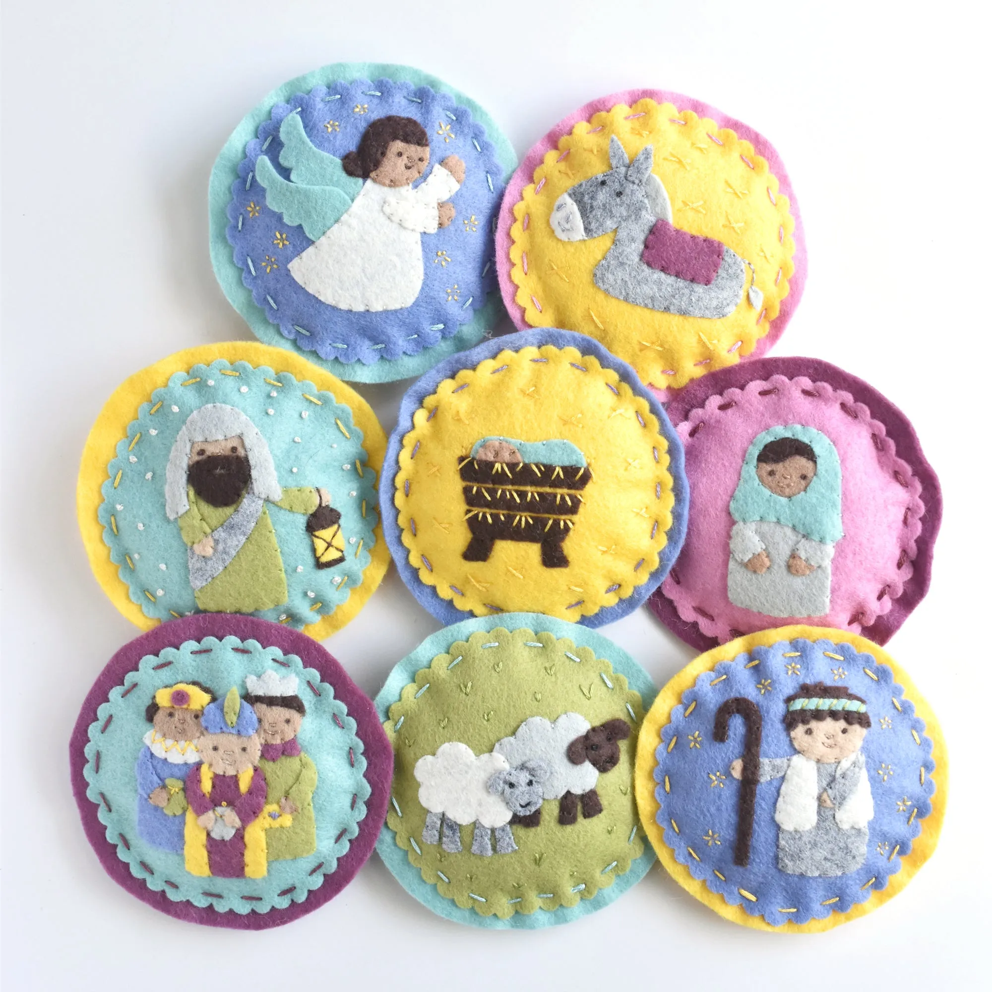 Nativity Felt Ornaments Pattern