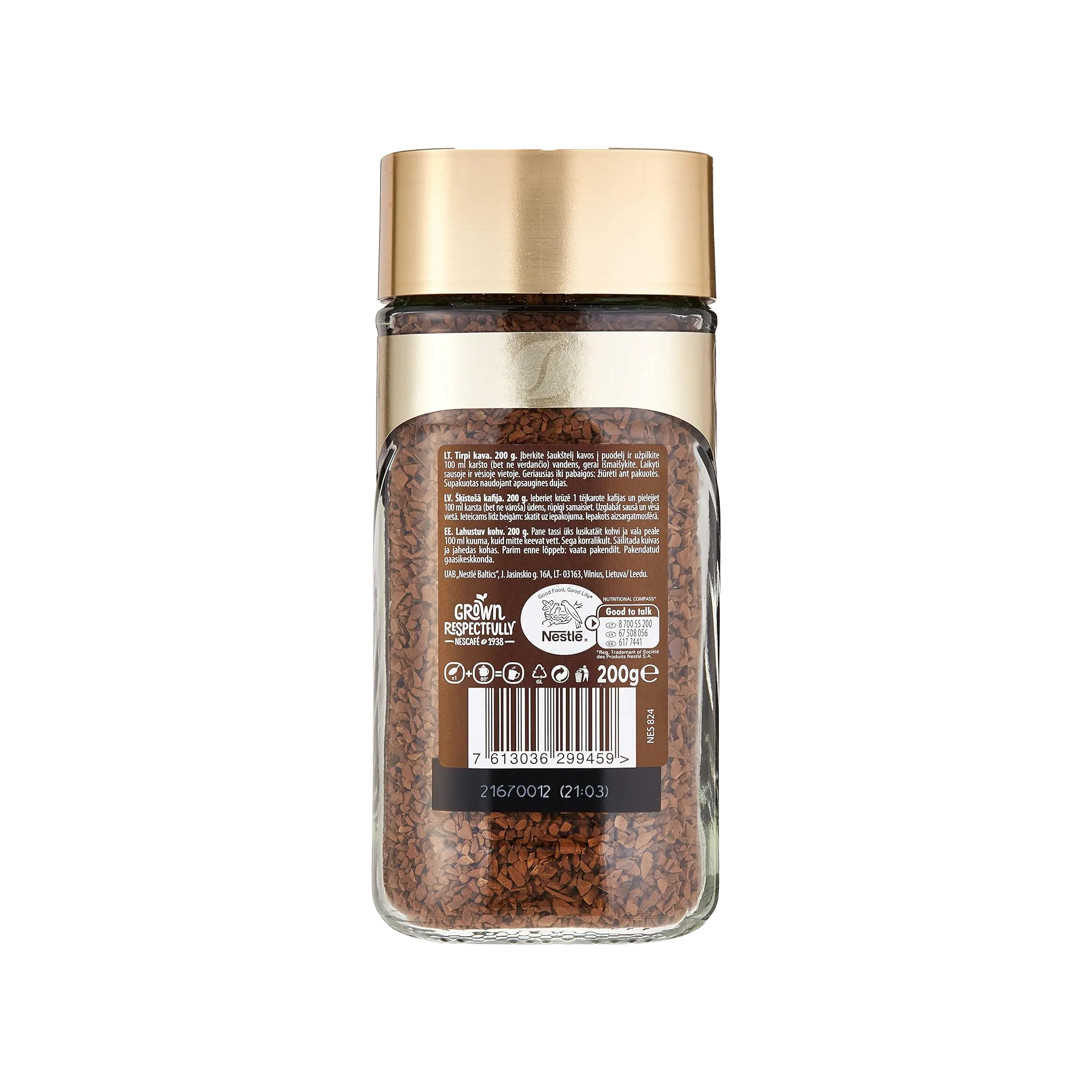 Nescafe Gold Rijk & Zacht 200G