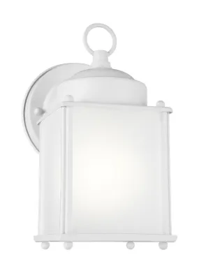 New Castle Collection - One Light Outdoor Wall Lantern | Finish: White - 8592001EN3-15