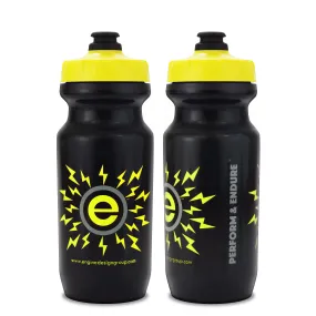 NGN Sport – High Performance Bike Water Bottles – 21 oz | Black & Yellow (2-Pack)