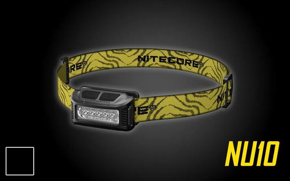 NITECORE NU10 900MAH HEADLAMP, 160 LUMEN