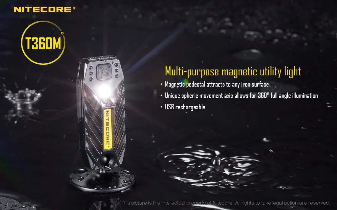 Nitecore T360M 45 Lumen USB Rechargeable Utility Light