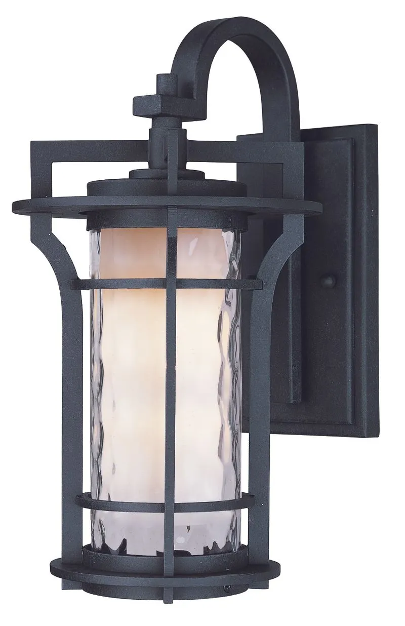 Oakville 12" Single Light Outdoor Wall Sconce in Black Oxide