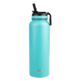 Oasis Challenger Insulated 1.1L Drink Bottle - Turquoise