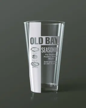 OLD BAY Can (Etched) / Pint Glass