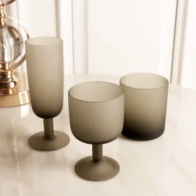 Ombre Frosted Wine Glass & Cup