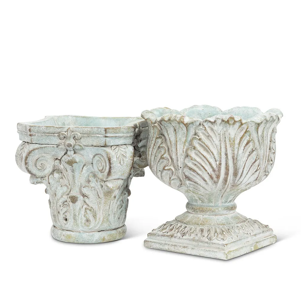 Ornate Pedestal Planter