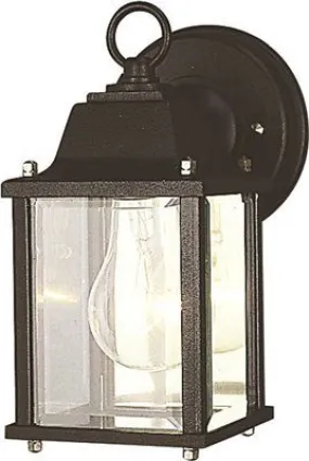 Outdoor Wall Lantern Black 8-3/4 X 4 Inch  Uses (1) 60-Watt Medium Base Lamp