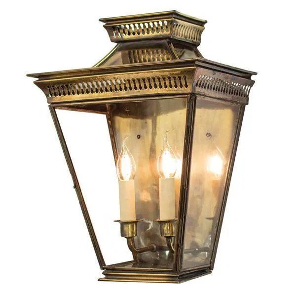 Outlet Pagoda flush passage lamp - Large - distressed finish