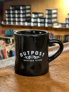 Outpost Sunrise Black Diner Coffee Cup