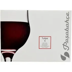 Pasabahce Tulipe Red Wine Cup Set x6