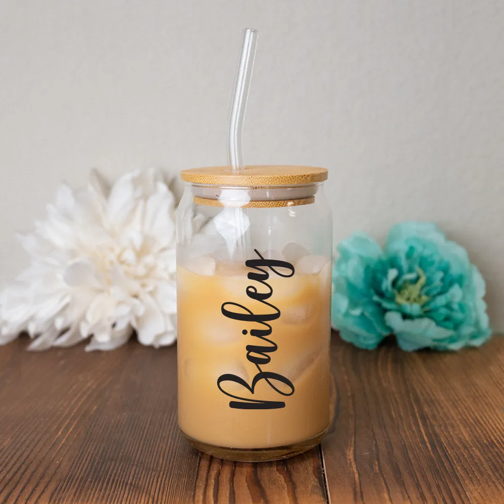 Personalized Glass Tumbler Favor