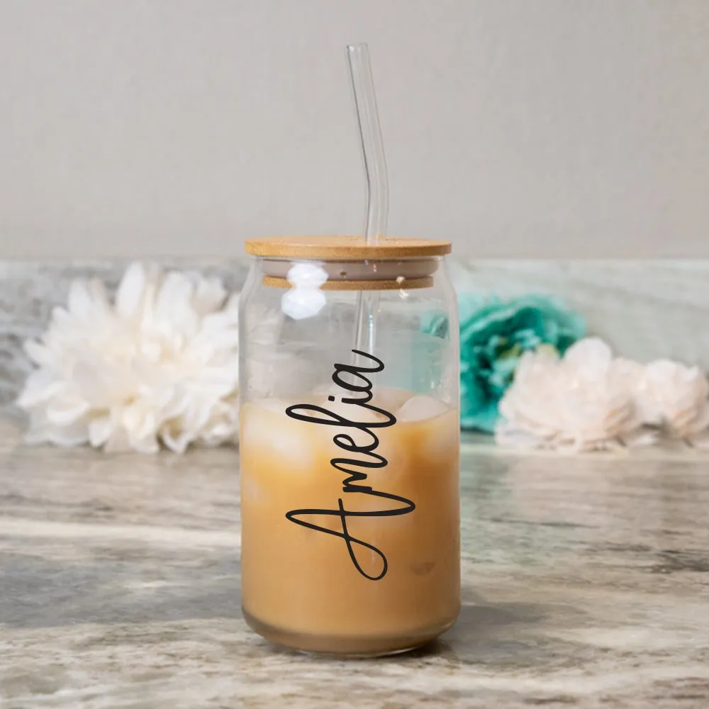 Personalized Glass Tumbler Favor