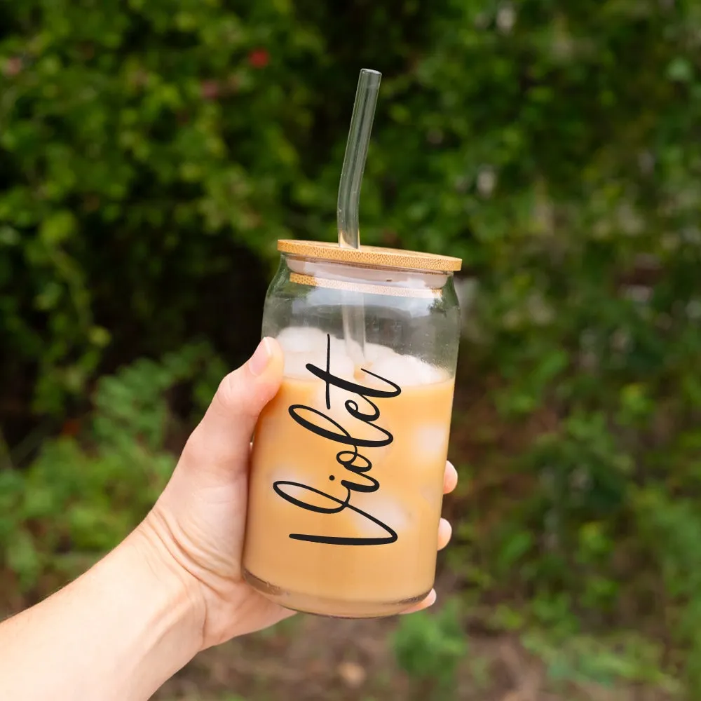 Personalized Glass Tumbler Favor