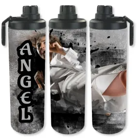 Personalized Sports 30oz Double Walled Stainless Steel Bottle - Martial Arts