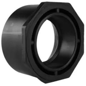 Pipe Fitting, ABS/DWV Flush Bushing, Spigot x Hub, 4 x 3-In.