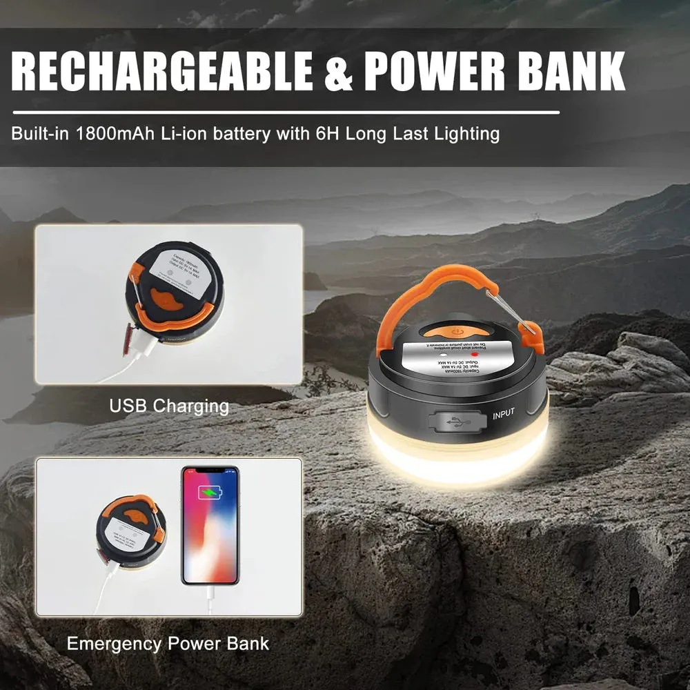 Practical Camping Magnetic LED Rechargeable Light