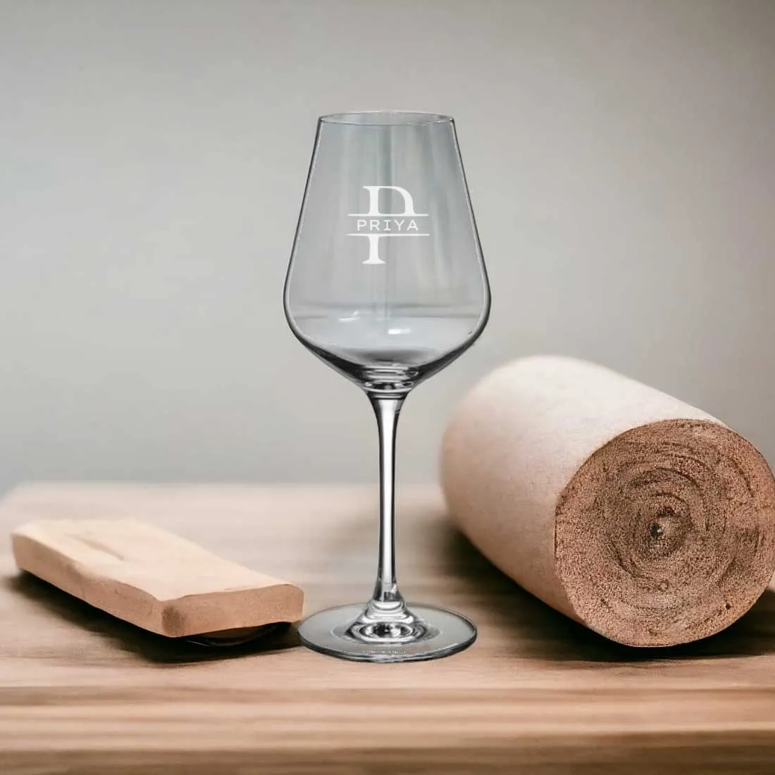 Premium Wine Glass with Name - Custom Engraved Wine Glasses