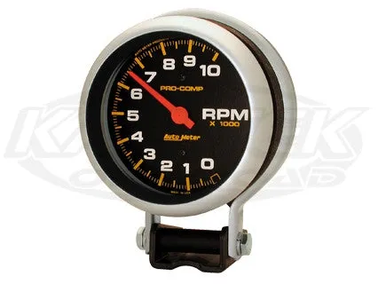 Pro-Comp 3-3/4" Pedestal Mount Tachometer 10,000 RPM