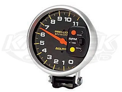 Pro-Comp 5" Pedestal Mount Tachometer 11,000 RPM w/ Memory Recall