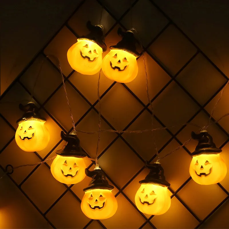 Pumpkin LED String Lights Halloween Decoration Lights Fairy Light Lamp Lantern Helloween Decoration