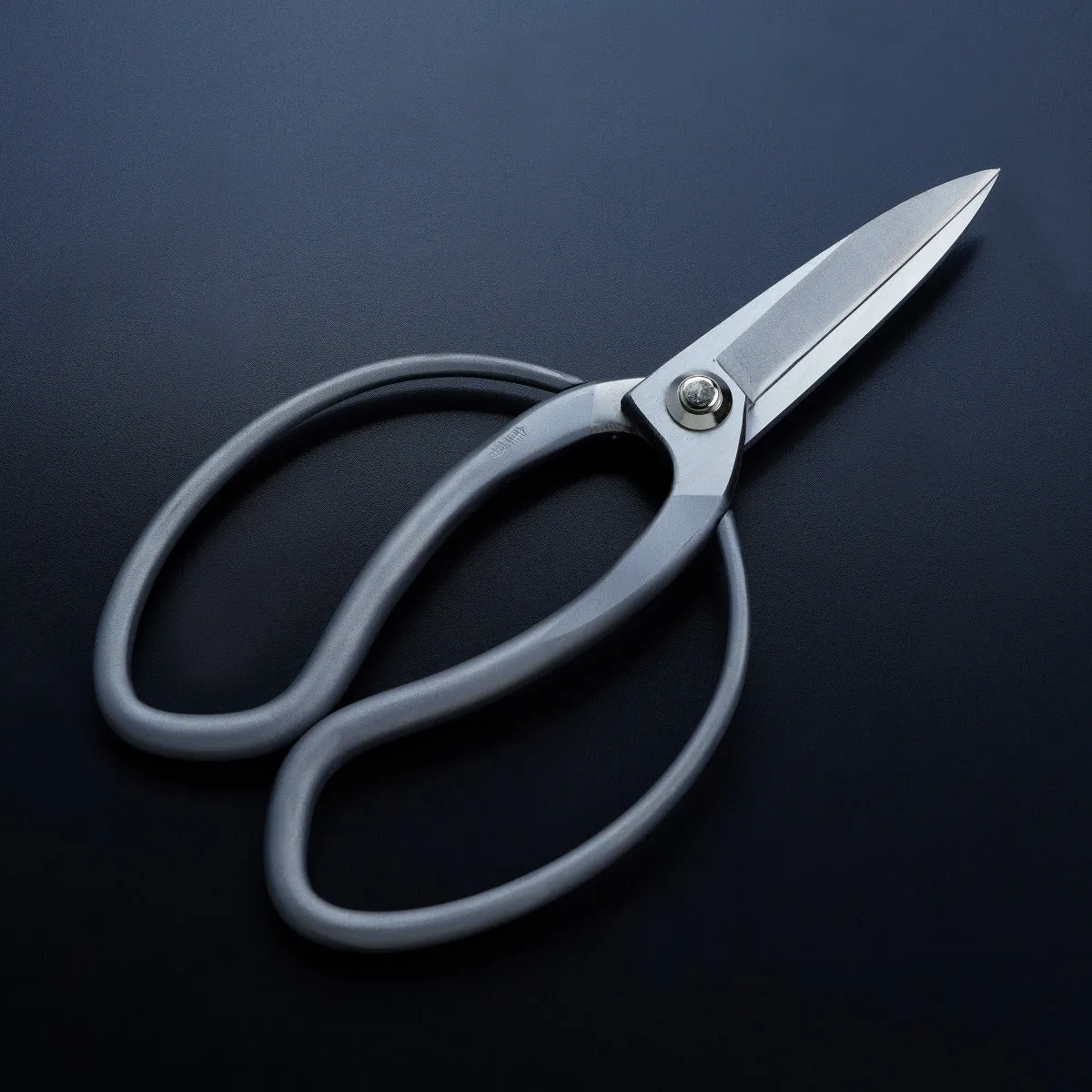 "SHIGEKATSU" Premium Stainless Steel Shears for Flower Arrangement 195mm for Right Hander, Long Blade OKUBO Type