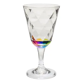 Rainbow Radiance 12oz Wine Glass