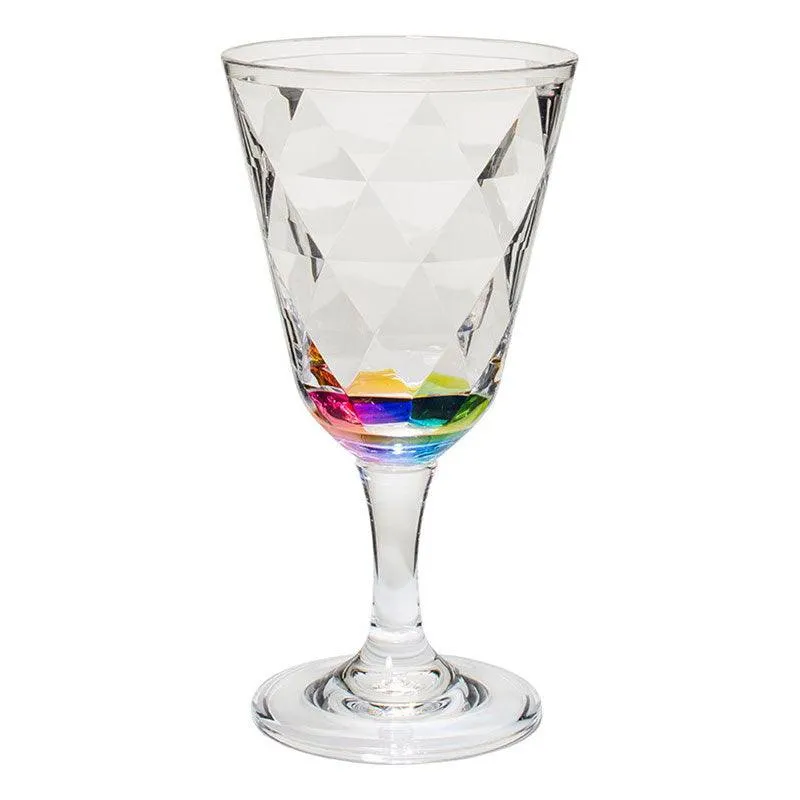 Rainbow Radiance 12oz Wine Glass