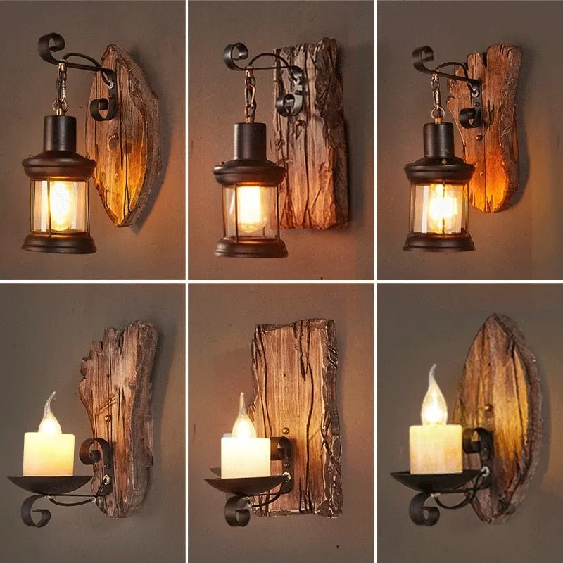 Retro LED Wall Sconce - Outdoor Wall Lantern