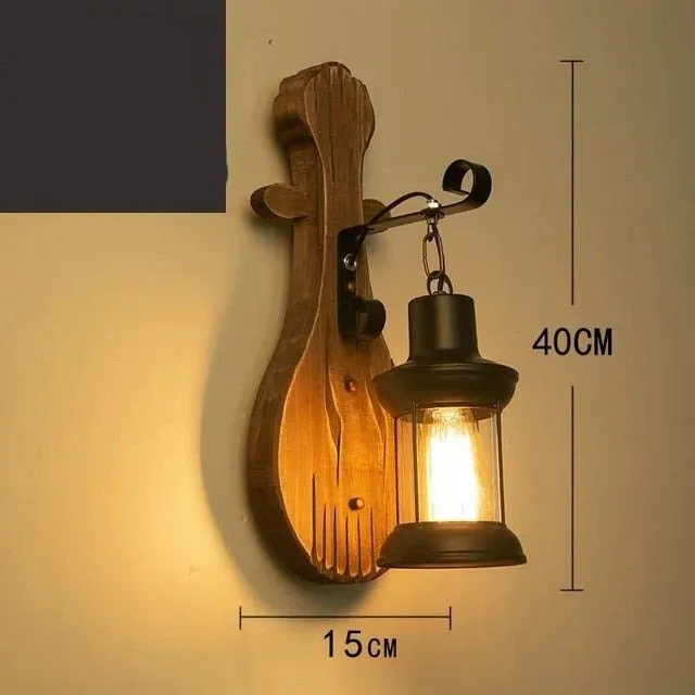 Retro LED Wall Sconce - Outdoor Wall Lantern