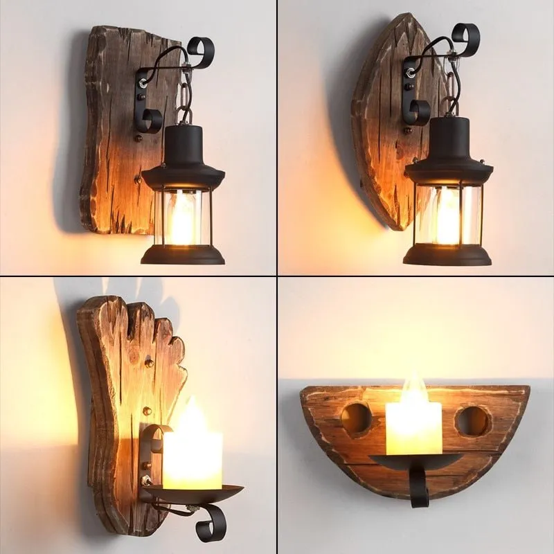 Retro LED Wall Sconce - Outdoor Wall Lantern