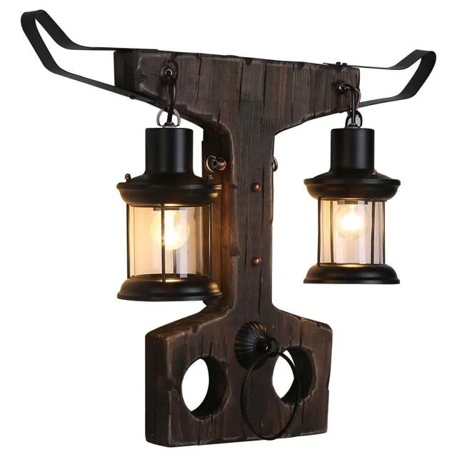 Retro LED Wall Sconce - Outdoor Wall Lantern