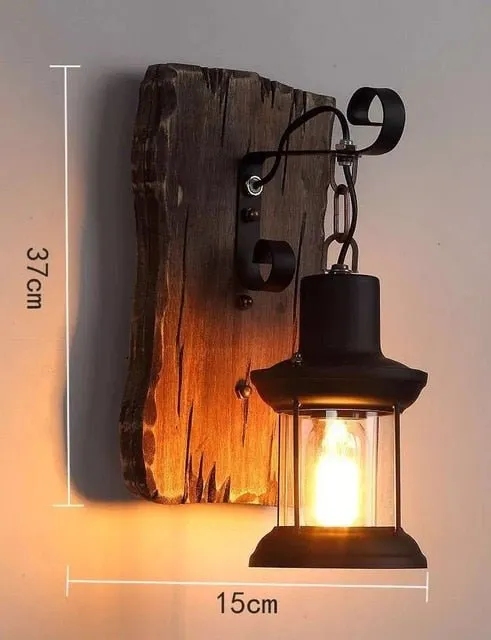 Retro LED Wall Sconce - Outdoor Wall Lantern