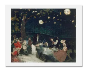 Robert Earle Henri, Café by Night with Japanese Lanterns