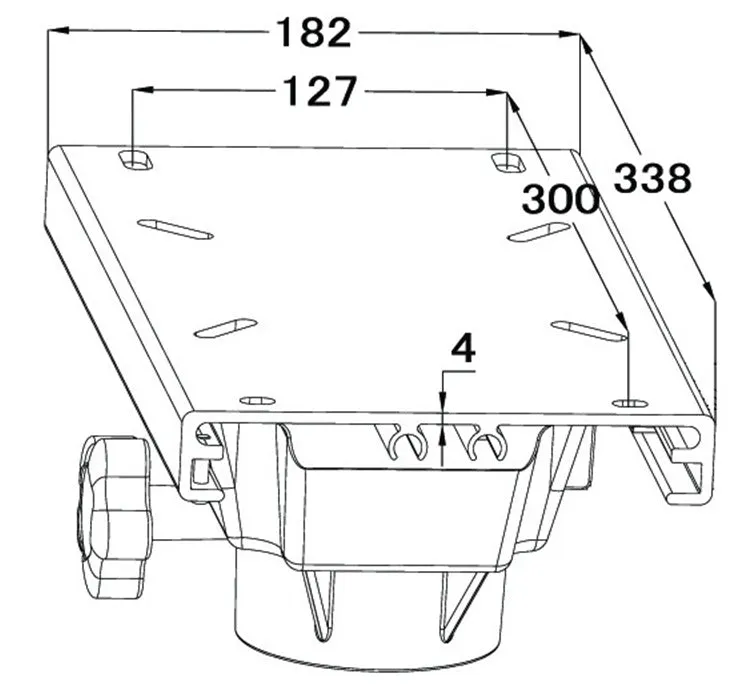 Seat Slide & Swivel Top