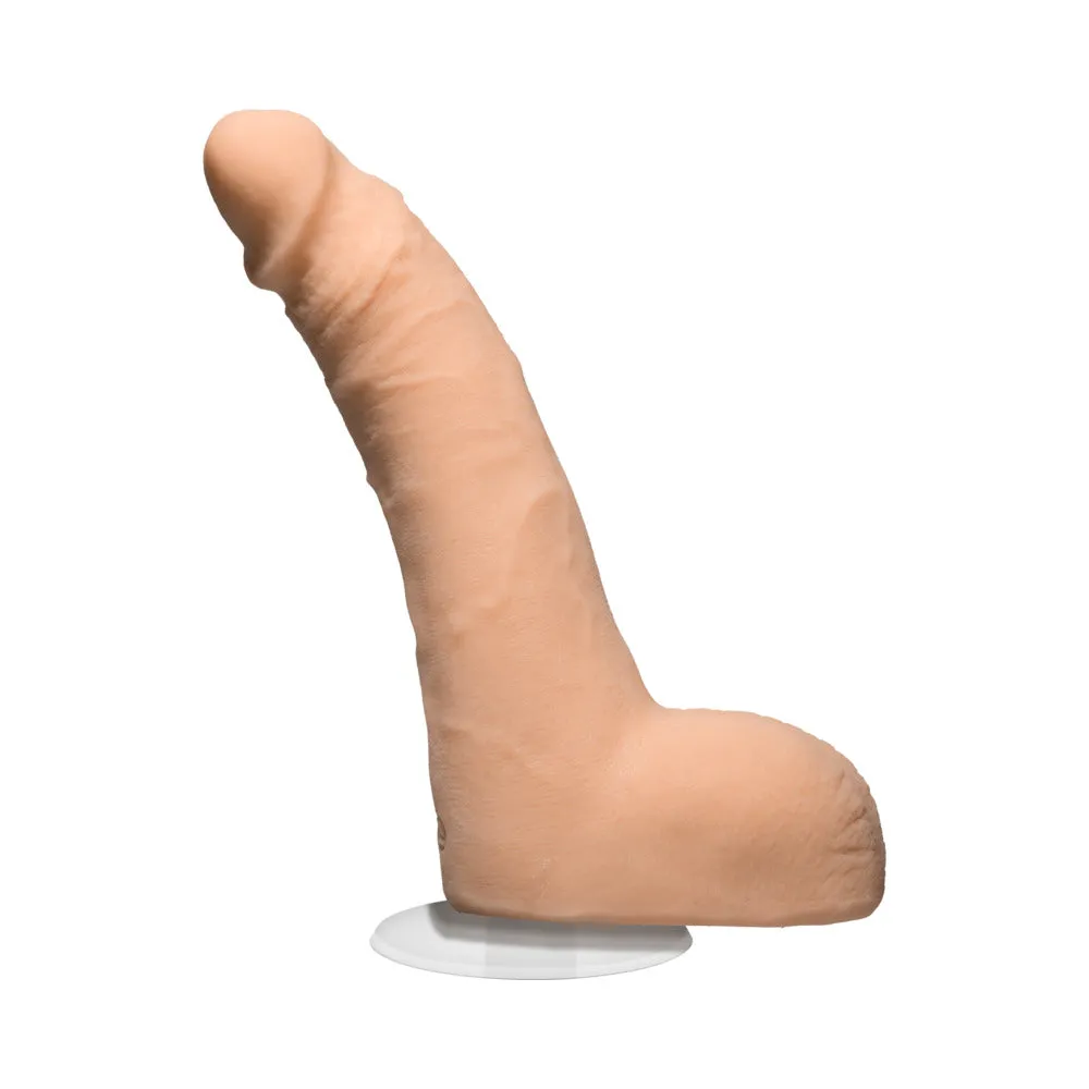 Signature Cocks JJ Knight 8.5 inch ULTRASKYN Cock with Removable Vac-U-Lock Suction Cup Vanilla