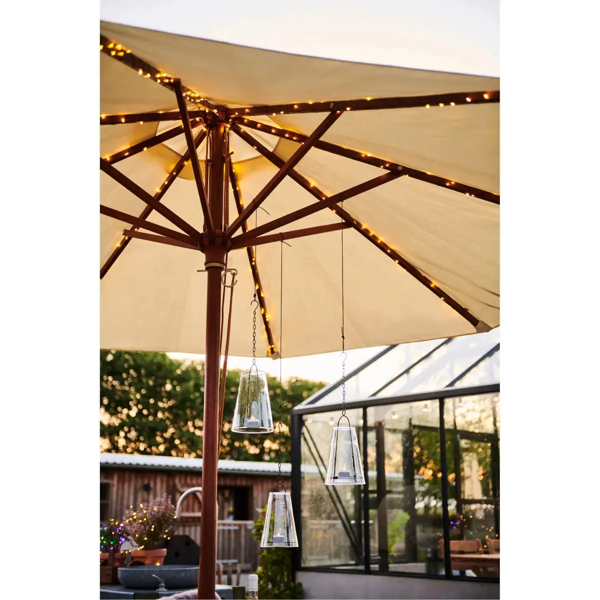 Sirius Knirke Solar parasol lights