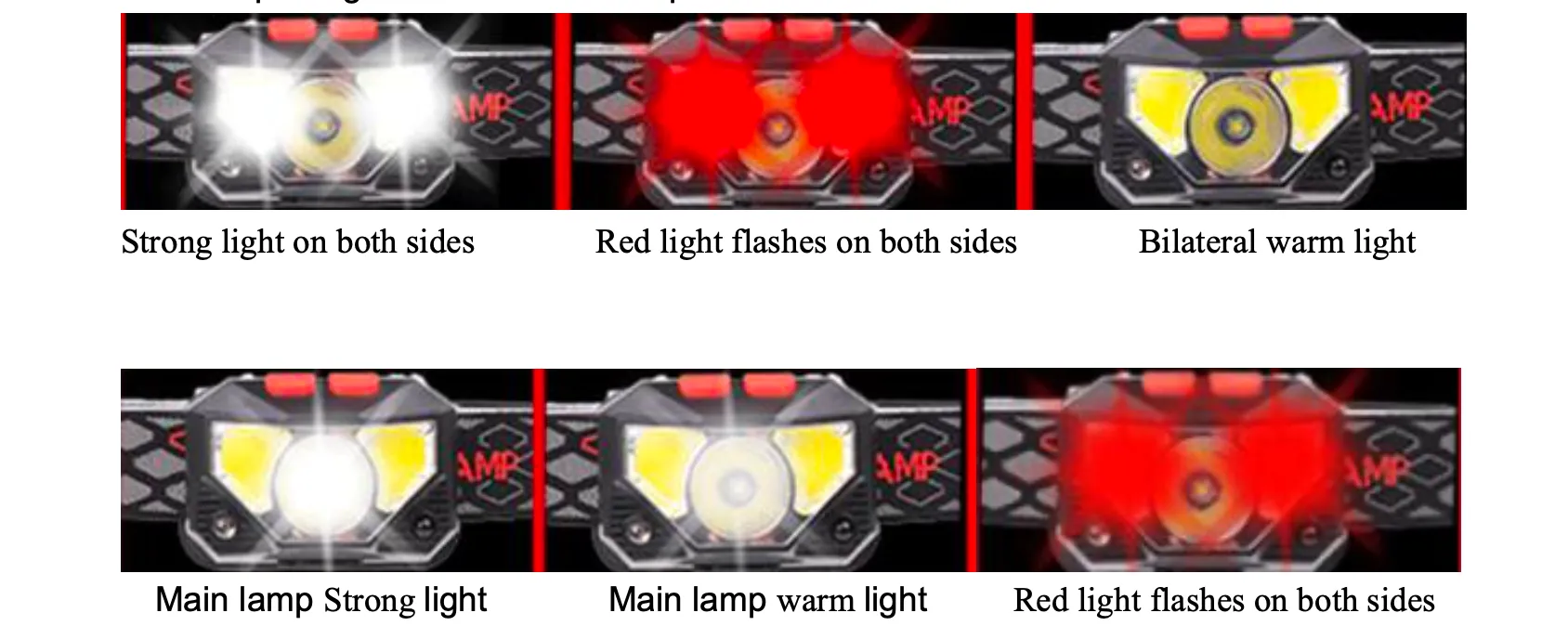 Six Light, Adjustable Headlamp