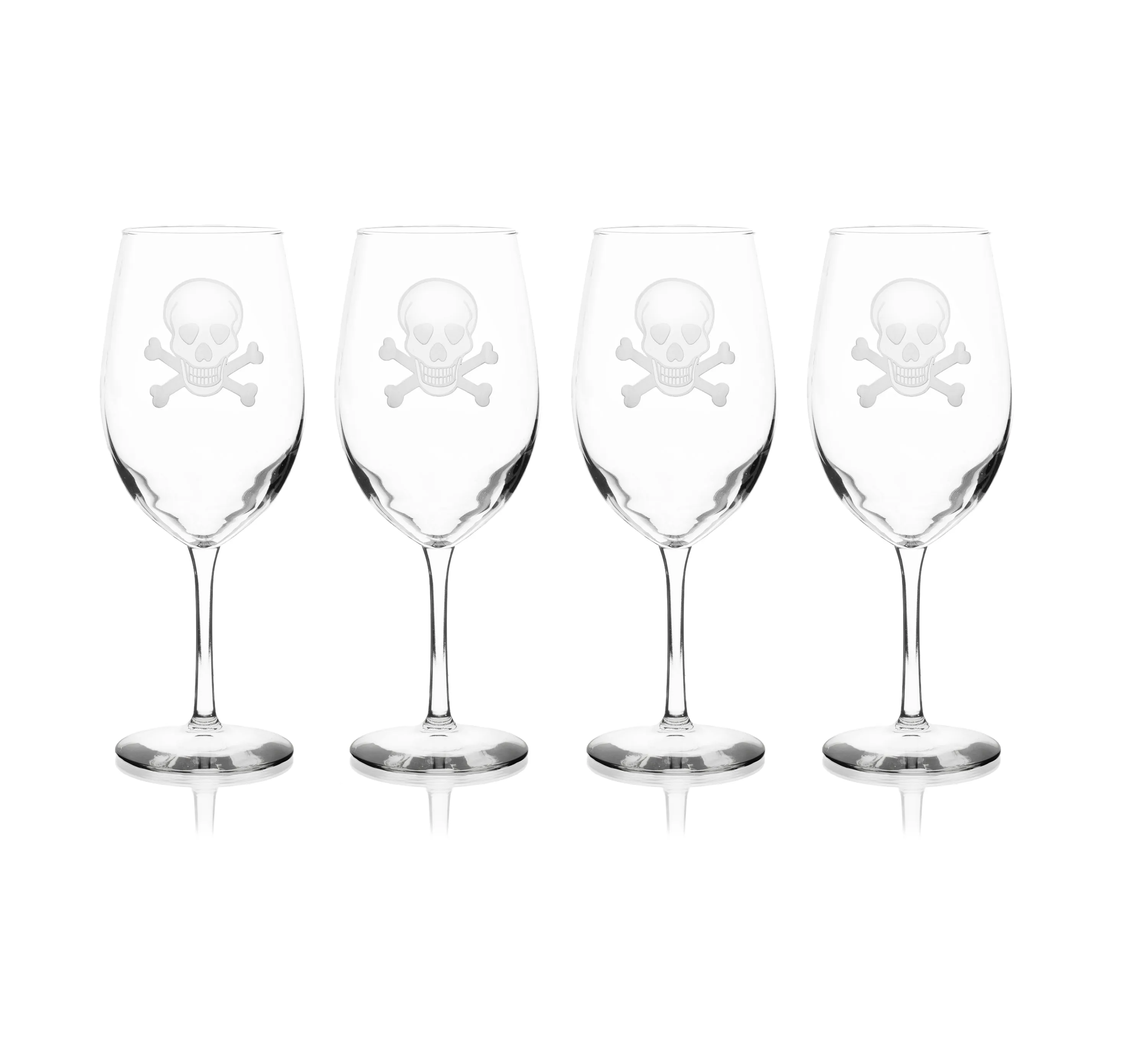 Skull & Bones Wine Glass